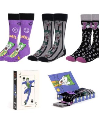 DC Comics Socken 3er-Pack Joker 38-45