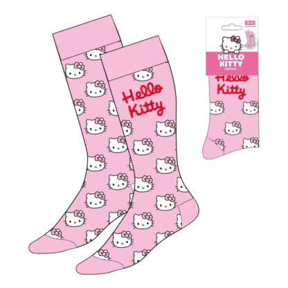 Sanrio Socken Hello Kitty Face Pink 36-43