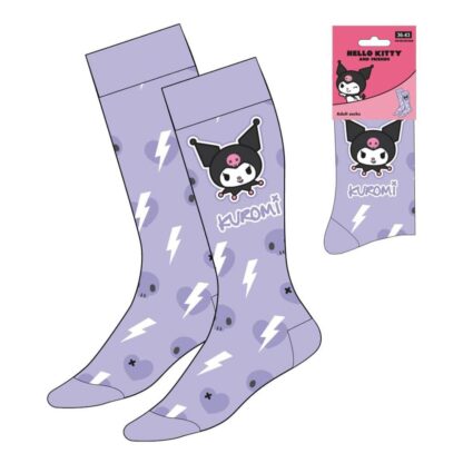 Sanrio Socken Kuromi Purple 36-43