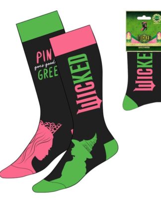 Wicked Socken Pink goes good with Green 36-43