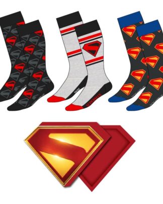 DC Comics Socken 3er-Pack Superman 38-45