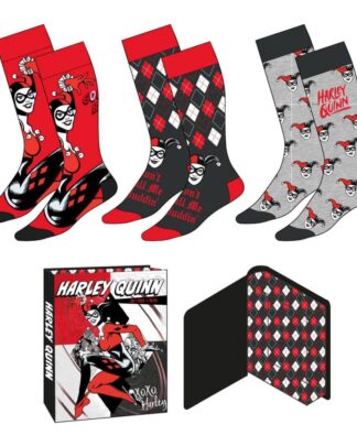 DC Comics Socken 3er-Pack Harley Quinn 36-43