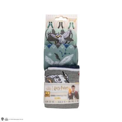 Harry Potter Socken 3er-Pack Hedwig – Bild 8