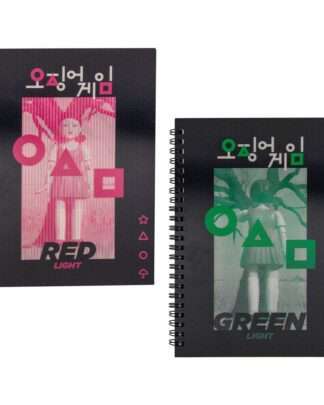 Squid Game Notizbuch Red light, green light