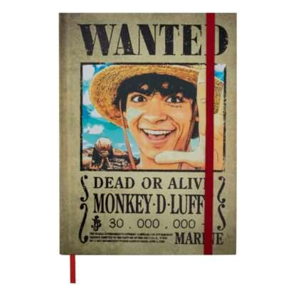 One Piece Notizbuch Wanted Posters