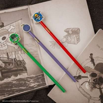 One Piece Bleistifte mit Radierertopper Zoro – Bild 2