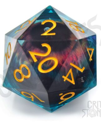 CritStones Liquid Core Würfel D20 Eye of the Oracle 5 cm