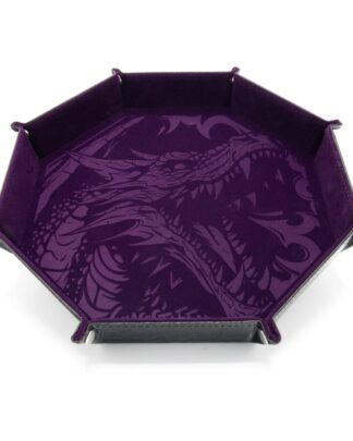 CritStones Faltbarer Würfelteller Dragon Skin XL Edition Purple