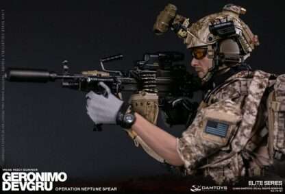 Modern Military Actionfigur 1/6 Geronimo Devgru - MK46 MOD1 Gunner (Operation Neptune Spear) 30 cm – Bild 9