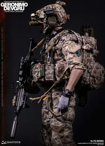 Modern Military Actionfigur 1/6 Geronimo Devgru - MK46 MOD1 Gunner (Operation Neptune Spear) 30 cm – Bild 10