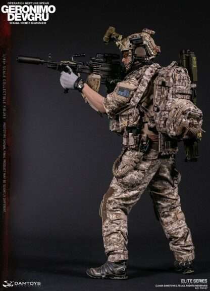 Modern Military Actionfigur 1/6 Geronimo Devgru - MK46 MOD1 Gunner (Operation Neptune Spear) 30 cm – Bild 11
