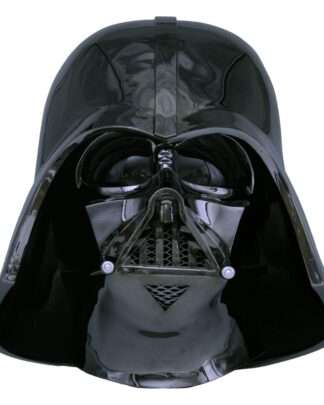 Star Wars Episode IV Replik 1/1 Black Chrome Darth Vader Helm