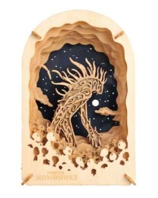 Prinzessin Mononoke Paper Model Kit Paper Theater Wood Style Night Walker