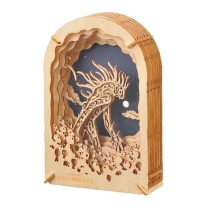 Prinzessin Mononoke Paper Model Kit Paper Theater Wood Style Night Walker – Bild 2