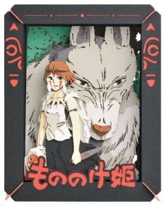 Prinzessin Mononoke Paper Model Kit Paper Theater San
