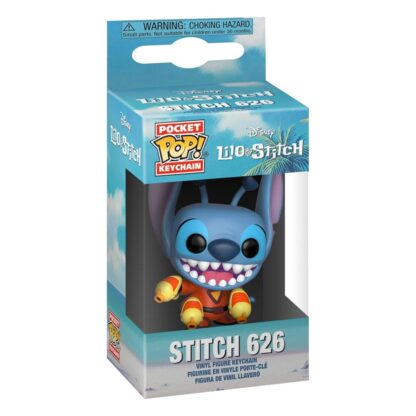 Lilo & Stitch POP! Vinyl Schlüsselanhänger 4 cm Stitch w/ Blaster Display (12) – Bild 2