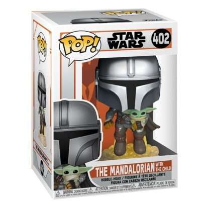 Star Wars The Mandalorian POP! TV Vinyl Figur Mando Flying w/ Jet Pack 9 cm – Bild 2