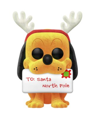 Disney POP! Vinyl Figur Holiday Pluto (Flocked) Special Edition 9 cm