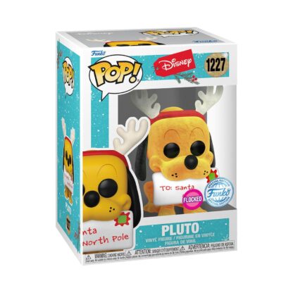 Disney POP! Vinyl Figur Holiday Pluto (Flocked) Special Edition 9 cm – Bild 2