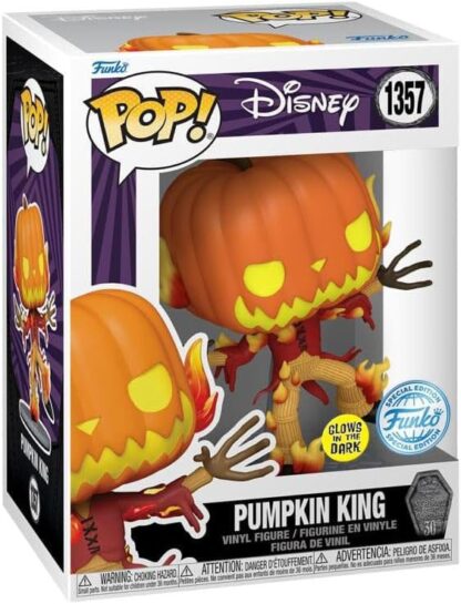 Nightmare before Christmas 30th Anniversary POP! Disney Vinyl Figur Pumpkin King(GW) 9 cm – Bild 2