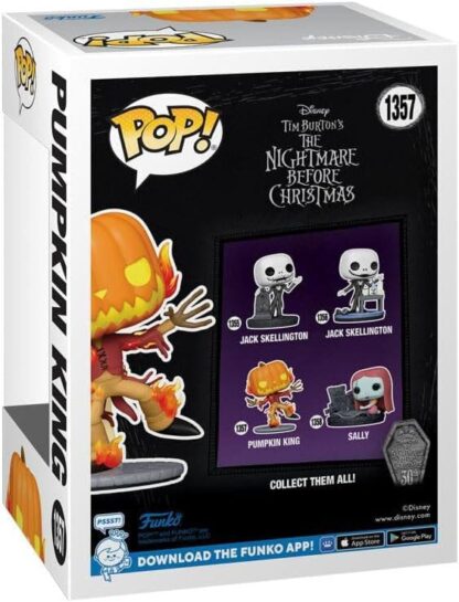 Nightmare before Christmas 30th Anniversary POP! Disney Vinyl Figur Pumpkin King(GW) 9 cm – Bild 3