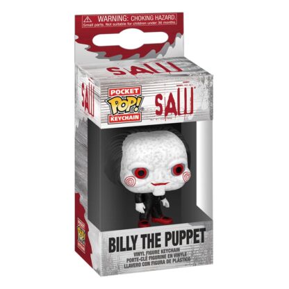 Saw Pocket POP! Vinyl Schlüsselanhänger 4 cm Billy the Puppet Display (12) – Bild 2