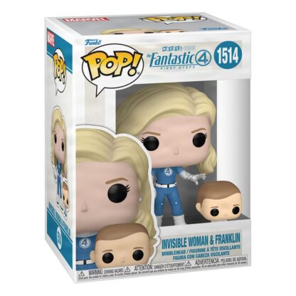 The Fantastic Four: First Steps POP! & Buddy Marvel Vinyl Figur Invisible Woman & Franklin 9 cm – Bild 2