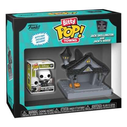 Nightmare before Christmas Bitty POP! Town Vinyl Figur Jack at Home - Beschädigte Verpackung – Bild 3