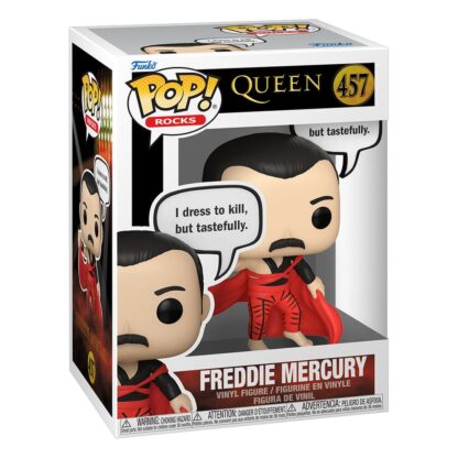 Queen POP! Rocks Vinyl Figur Freddie Mercury (I Dress to Kill) 9 cm – Bild 2