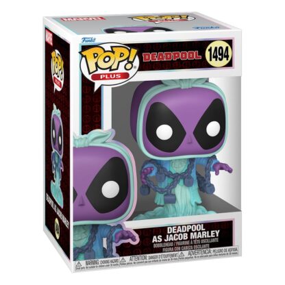 Marvel POP! Plus Vinyl Figur Deadpool as Jacob Marley 9 cm – Bild 2