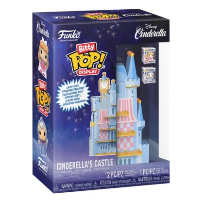 Disney Bitty POP! Display mit 2 Vinyl Figuren Cinderella's Castle