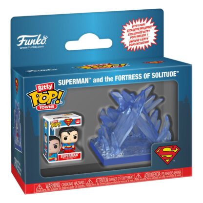 DC Comics Bitty POP! Towns Vinyl Figur Superman and the Fortress of Solitude – Bild 2