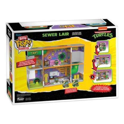 Teenage Mutant Ninja Turtles Bitty POP! Bitty Box Display mit 2 Vinyl Figuren Sewer Lair – Bild 6