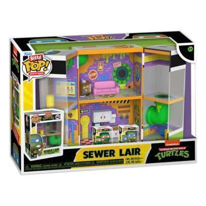 Teenage Mutant Ninja Turtles Bitty POP! Bitty Box Display mit 2 Vinyl Figuren Sewer Lair – Bild 7