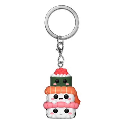 Kawaii Foodies Pocket POP! Vinyl Schlüsselanhänger 4 cm Sushi Stack Display (12)