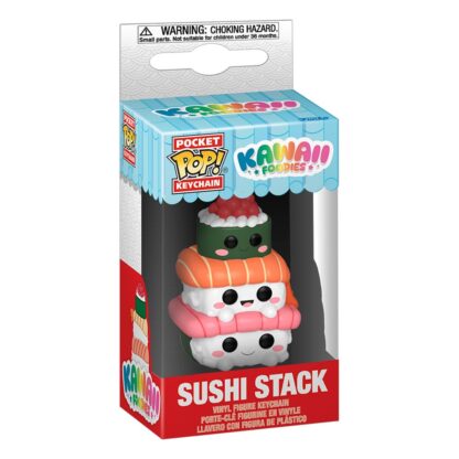 Kawaii Foodies Pocket POP! Vinyl Schlüsselanhänger 4 cm Sushi Stack Display (12) – Bild 2