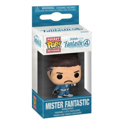 The Fantastic Four: First Steps POP! Vinyl Schlüsselanhänger 4 cm Mister Fantastic Display (12) – Bild 2