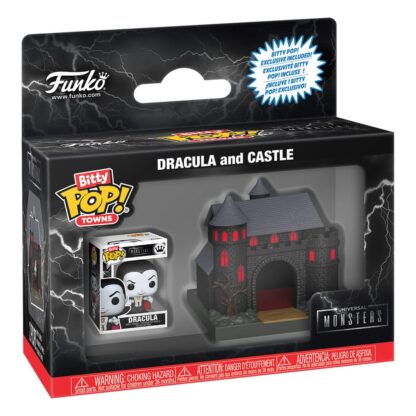 Universal Monsters Bitty POP! Towns Vinyl Figur Dracula with Castle – Bild 2