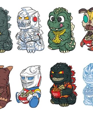 Godzilla + Rokimoto Minifiguren 10 cm Display (12)
