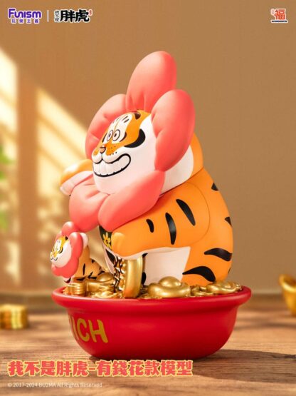 I Am Not Fat Tiger Statue Alexander the Tiger Rich Flower 20 cm – Bild 4