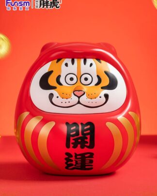 I Am Not Fat Tiger Statue Alexander the Tiger Dharuma 20 cm