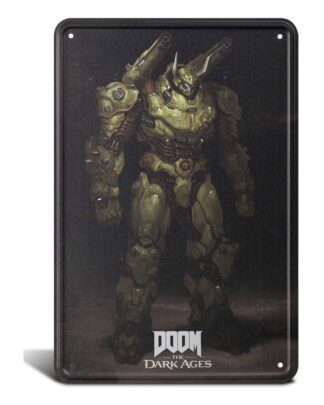 Doom The Dark Ages Me­tall­schild Atlan 20 x 30 cm