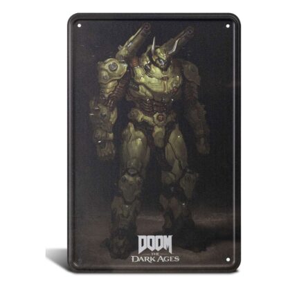 Doom The Dark Ages Me­tall­schild Atlan 20 x 30 cm