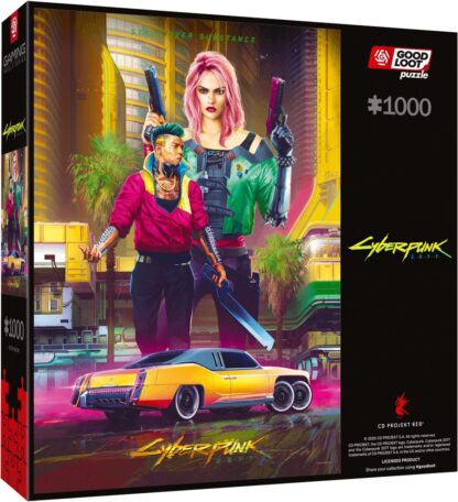 Cyberpunk 2077 Puzzle Kitsch Style (1000 Teile) – Bild 2