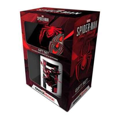 Marvel Tasse, Untersetzer und Schlüsselanhänger Set Spider-Man Miles Morales Web Glitch – Bild 2