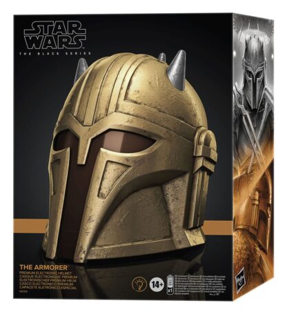 Star Wars: The Mandalorian Black Series Elektronischer Helm The Armorer - Beschädigte Verpackung – Bild 3