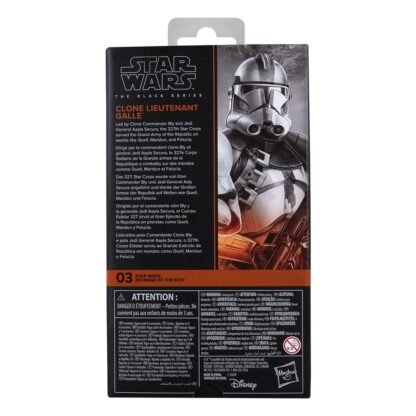 Star Wars Episode III Black Series Actionfigur Clone Lieutenant Galle 15 cm – Bild 4