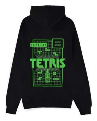 Tetris Kapuzenpullover mit Reißverschluß Game Over