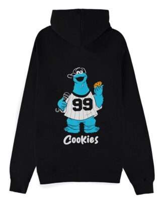 Sesamstraße Kapuzenpullover mit Reißverschluß Krümelmonster 99 Cookies