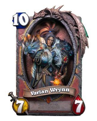 Hearthstone 3D Art Frame Statue Varian Wrynn 31 cm